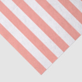 Elegante roze en witte gestreepte patroon tissuepapier (Detail)