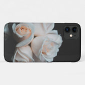 Elegante roze en witte rozen foto Case-Mate iPhone case (Achterkant (horizontaal))