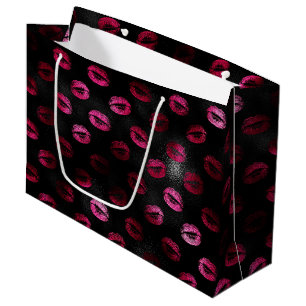 Elegante roze en zwarte glitters-lippenstift Lippe Groot Cadeauzakje