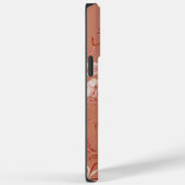 Elegante roze esthetische achtergrond bloemig Case-Mate iPhone case (Achterkant / Rechts)