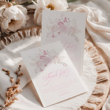 Elegante Roze Fantasie Eerste Verjaardagsfeestje