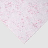 Elegante roze filigraan Minimal Rough Luxe Tissuepapier (Detail)