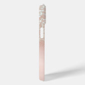 Elegante Roze Flamingo Kroonprinses,Glitter Bokeh Case-Mate iPhone Case (Achterkant / Rechts)