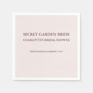 Elegante Roze Geheime Tuin Servet