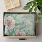 Elegante roze  geïnspireerde bloemen tissuepapier (Geschenk)