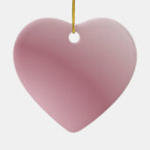 Elegante roze gepersonaliseerde eerste kerst Pas g Keramisch Ornament (Achterkant)