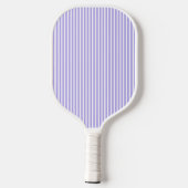 Elegante Roze Gestreepte Monogram Pickleball Paddl Paddle (Achterkant)