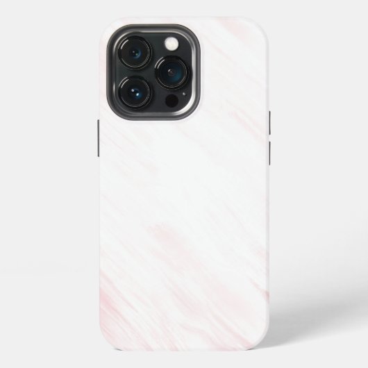 Elegante Roze Gestructureerde Marmer iPhone Hoesje (Achterkant)