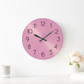 Elegante Roze Glans Grote Klok (Huis)