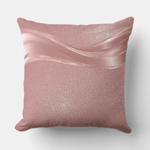 Elegante Roze Glans Luxe Cosmetica Geïnspireerd Kussen