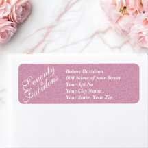 Elegante Roze Glitter 70e Verjaardag Typografie