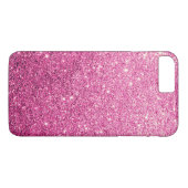 Elegante Roze Glitter Luxe Case-Mate iPhone Case (Achterkant (Horizontaal))