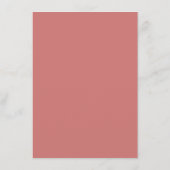 Elegante roze glitter speciale gelegenheid menu (Achterkant)