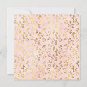 Elegante Roze Goud Zoete 16 Kaart (Achterkant)