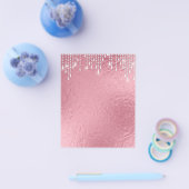 Elegante roze gouden blanco flyer (Enkel)