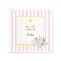 Elegante Roze Gouden Bloemendoop