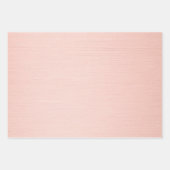 Elegante Roze Gouden Bruidsdouche Inpakpapier Vel (Voorkant 3)