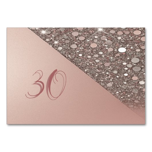 Elegante Roze Gouden Bruidsfeest Kaart (Voorkant)
