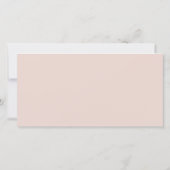 Elegante Roze Gouden Cadeaubon (Achterkant)
