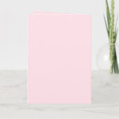 Elegante Roze & Gouden Champagne Viering Kaart (Achterkant)