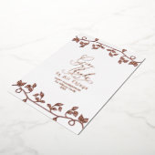 Elegante Roze Gouden Dank Schrift Gezin Foto Folie Feestdagenkaart (Gedraaid)