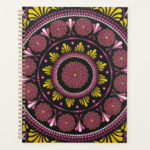 Elegante Roze Gouden Mandala, Boho Zen Dot Art Flo