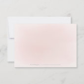 Elegante roze gouden roze jurk quinceañera RSVP (Achterkant)