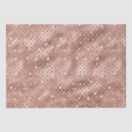 Elegante Roze Gouden Stip Metallic Glans Tissuepapier