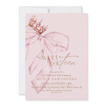 Elegante Roze Gouden Sweet Sixteen Verjaardagsfees
