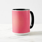 Elegante roze gradiënt Mok met subtiele sprankelin (Voorkant rechts)