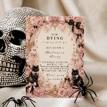 Elegante Roze Halloween-viering