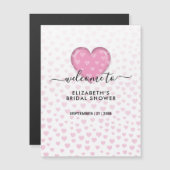 Elegante Roze Hart en Spikkels Ontwerp (Voorkant / Achterkant)