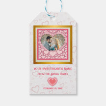Elegante Roze Hart Gelukkige Valentijnsdag Stijlvo