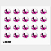 Elegante Roze Hoge Hak Schoen Stickers (Vel)