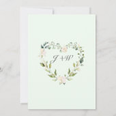 Elegante Roze Hydrangea Rozen Uitgesteld Kaart (Achterkant)