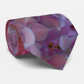 Elegante roze Hydrangeas, roze bloemen roze bloeme Stropdas (Opgerold)