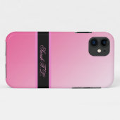 Elegante roze iPhone 5 hoes (Achterkant (horizontaal))