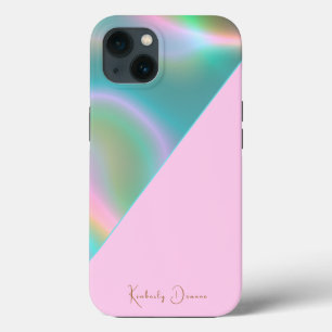 Elegante Roze Iridiserende Holografisch Case-Mate iPhone Case