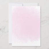 Elegante roze kersenbloesem geometrische Quinceañe Save The Date (Achterkant)