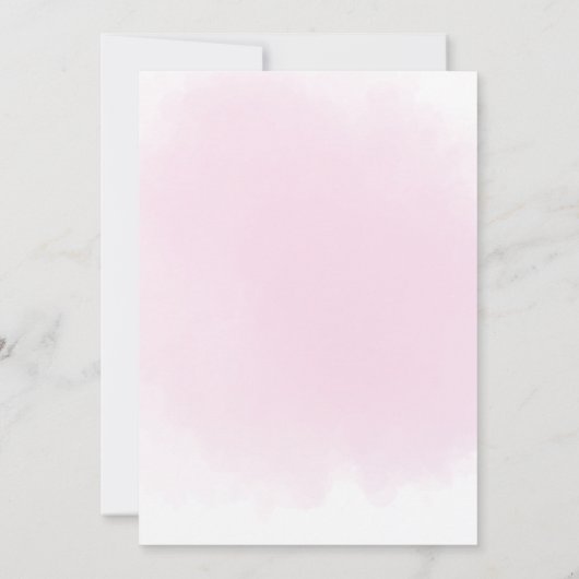 Elegante roze kersenbloesem geometrische Quinceañe Save The Date (Achterkant)