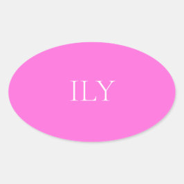 Elegante roze kleur sticker