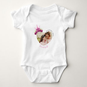 Elegante Roze Koningin Kroon Gelukkige Moederdag F Romper
