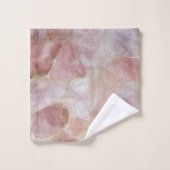 Elegante roze kwarts badhanddoek set bad handdoek (Wasdoekje)