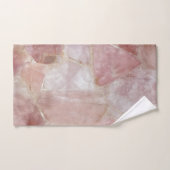 Elegante roze kwarts badhanddoek set bad handdoek (Handdoek)