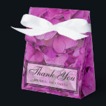 Elegante roze magenta bloemige hortensia rozen  bedankdoosjes<br><div class="desc">Prachtig elegant en gracieus zijn de magenta roze hortensia's, deze schoonheid komt uit mijn achtertuin bloementuinen. “De Bruid” Maakt een geweldig cadeau-idee voor die bloemenliefhebber! Bekijk andere producten met deze afbeelding in mijn collecties! Als u niet ziet wat u nodig hebt, is de afbeelding overdraagbaar en tekst is aanpasbaar! Romantische...</div>