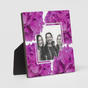 Elegante roze magenta floral hortensia rozen fotoplaat