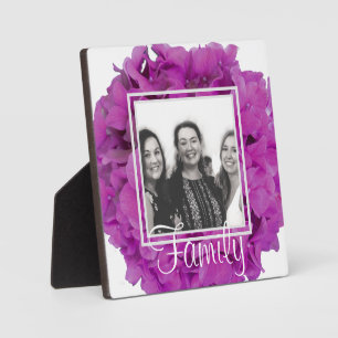 Elegante roze magenta floral hortensia rozen fotoplaat