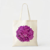 Elegante roze magenta floral hortensia rozen tote bag (Voorkant)