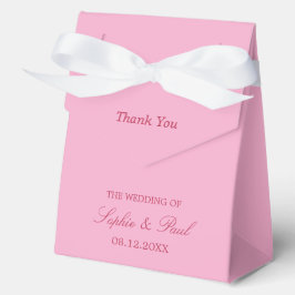 Elegante Roze Magenta Wedding Favoriet Box Bedankdoosjes