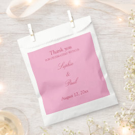 Elegante Roze Magenta Wedding Favoriete Tassen Bedankzakje